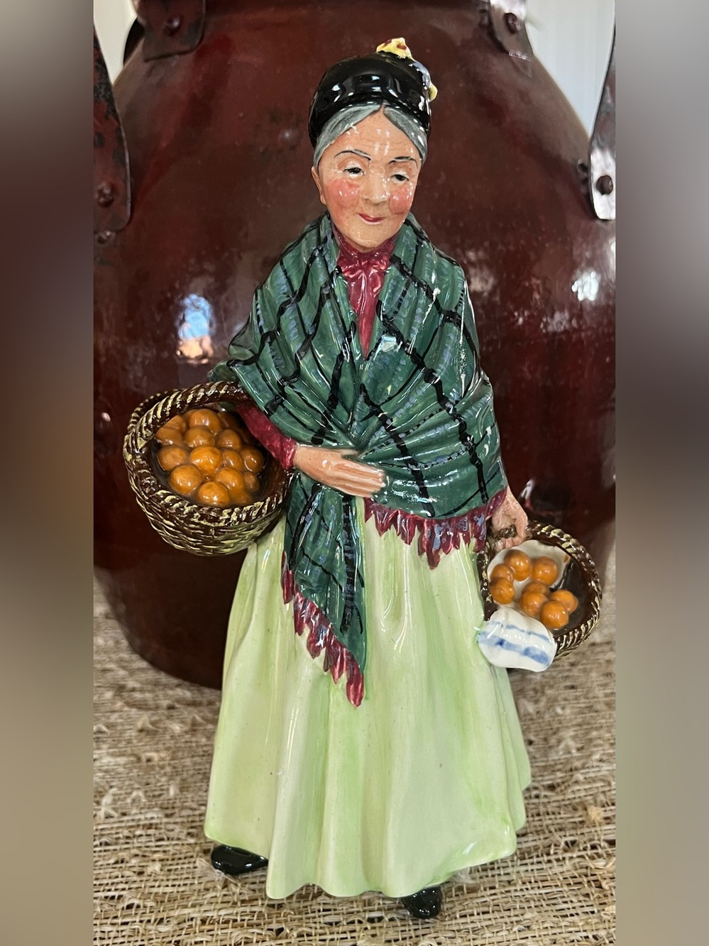 Royal Doulton “The Orange Lady”Porcelain Figurine England